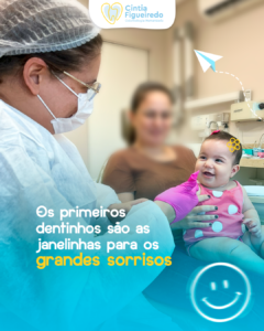 Bebês precisam ir ao dentista